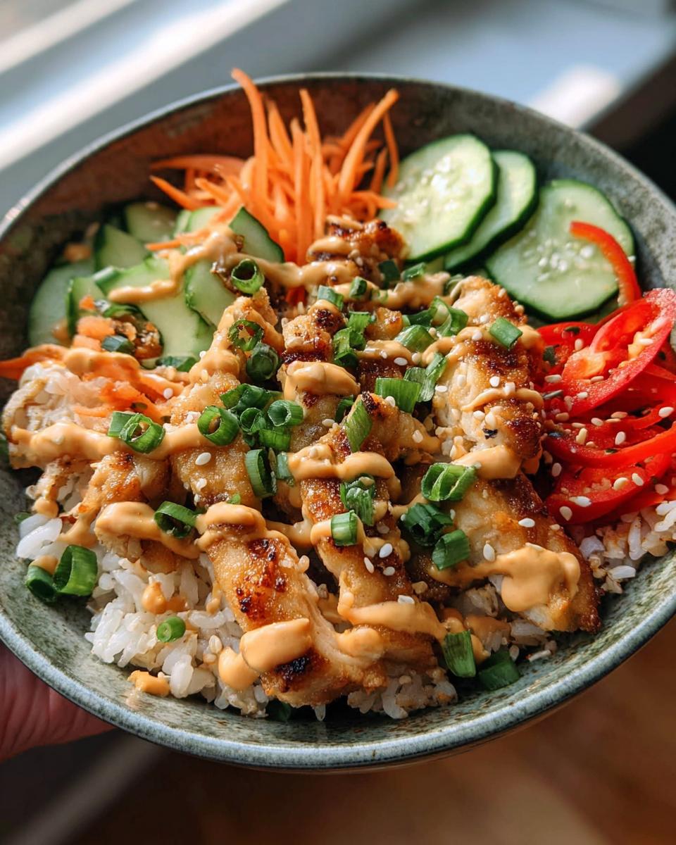 Thai Peanut Chicken Buddha Bowl - detail 1