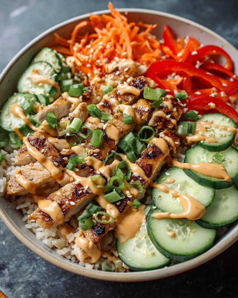 Thai Peanut Chicken Buddha Bowl - detail 2