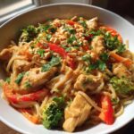 Thai Peanut Chicken Noodles
