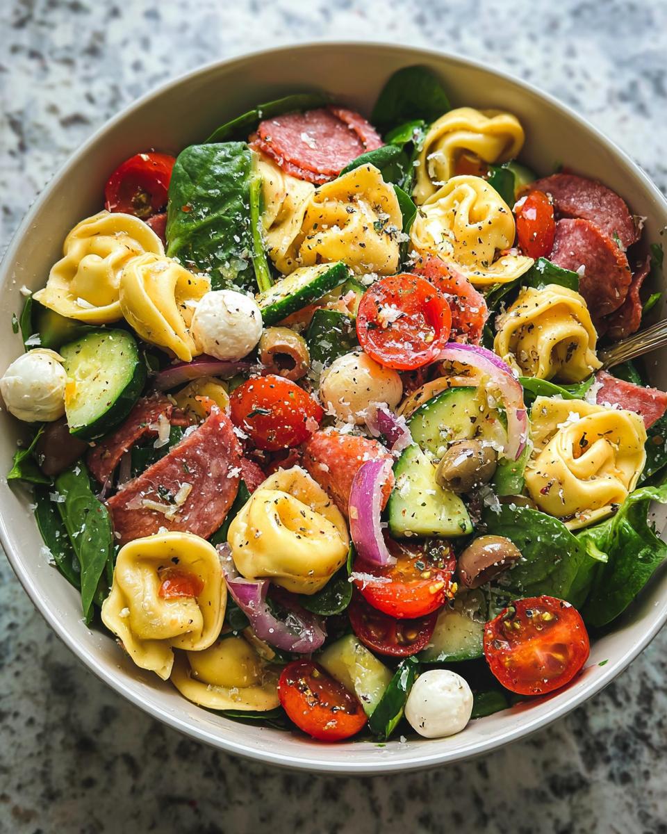 Tortellini Pasta Salad - detail 1