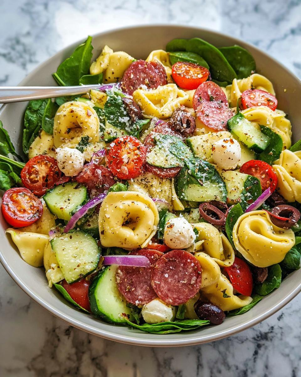 Tortellini Pasta Salad - detail 2