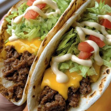 Tortilla Burgers (Smash Burger Tacos)