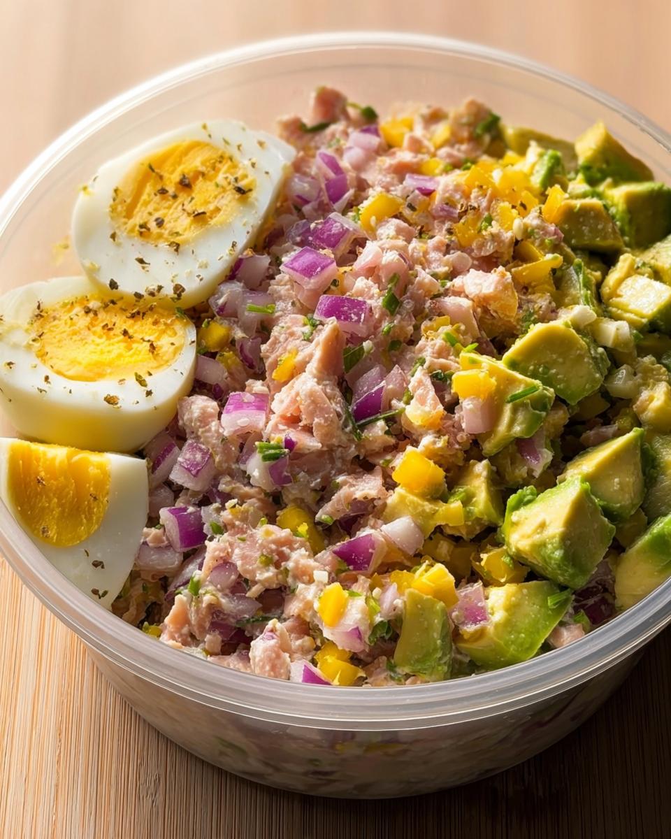 Tuna Egg Bowl with Avocado - detail 1