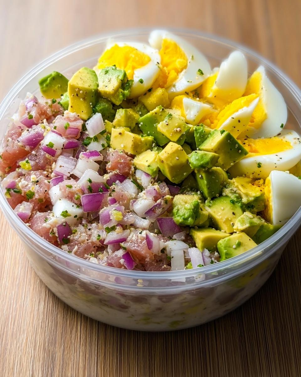 Tuna Egg Bowl with Avocado - detail 2