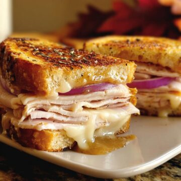 Turkey Dijon Melt Sandwiches