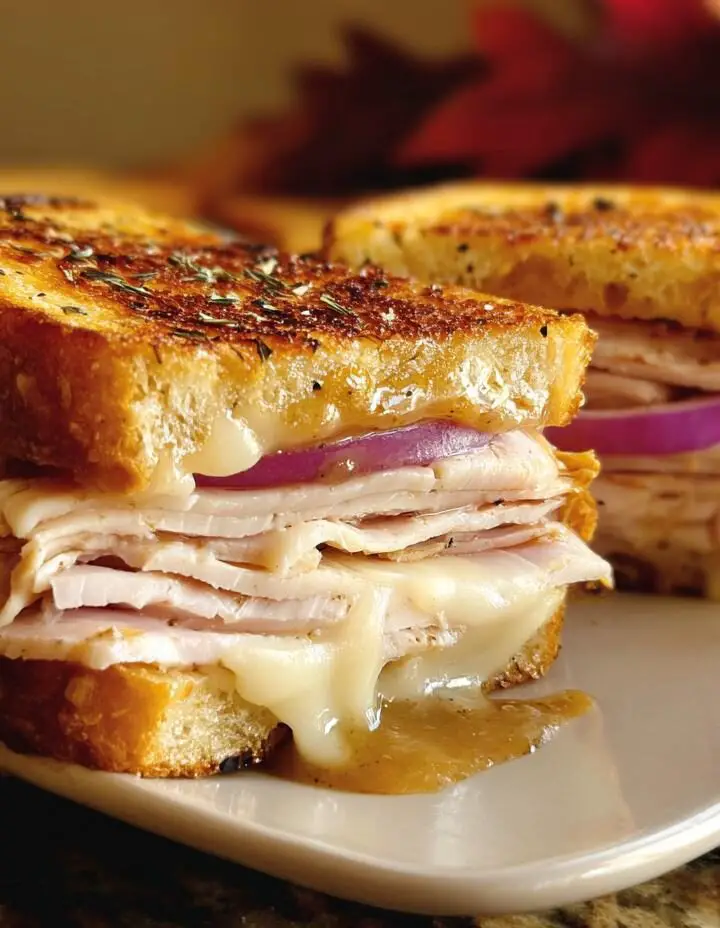Turkey Dijon Melt Sandwiches