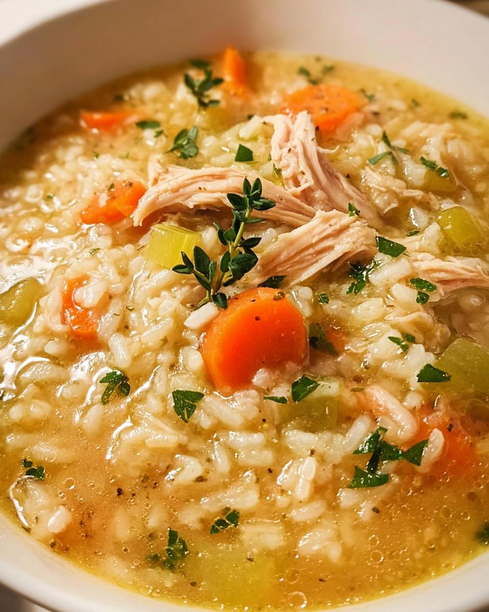 Turkey and Rice Soup - detail 1