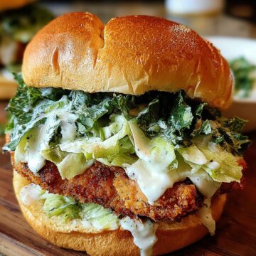 Ultimate Chicken Caesar Sandwich