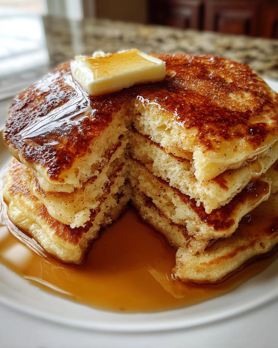 VANILLA CINNAMON BUTTERMILK PANCAKES - detail 1