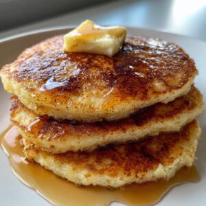 VANILLA CINNAMON BUTTERMILK PANCAKES