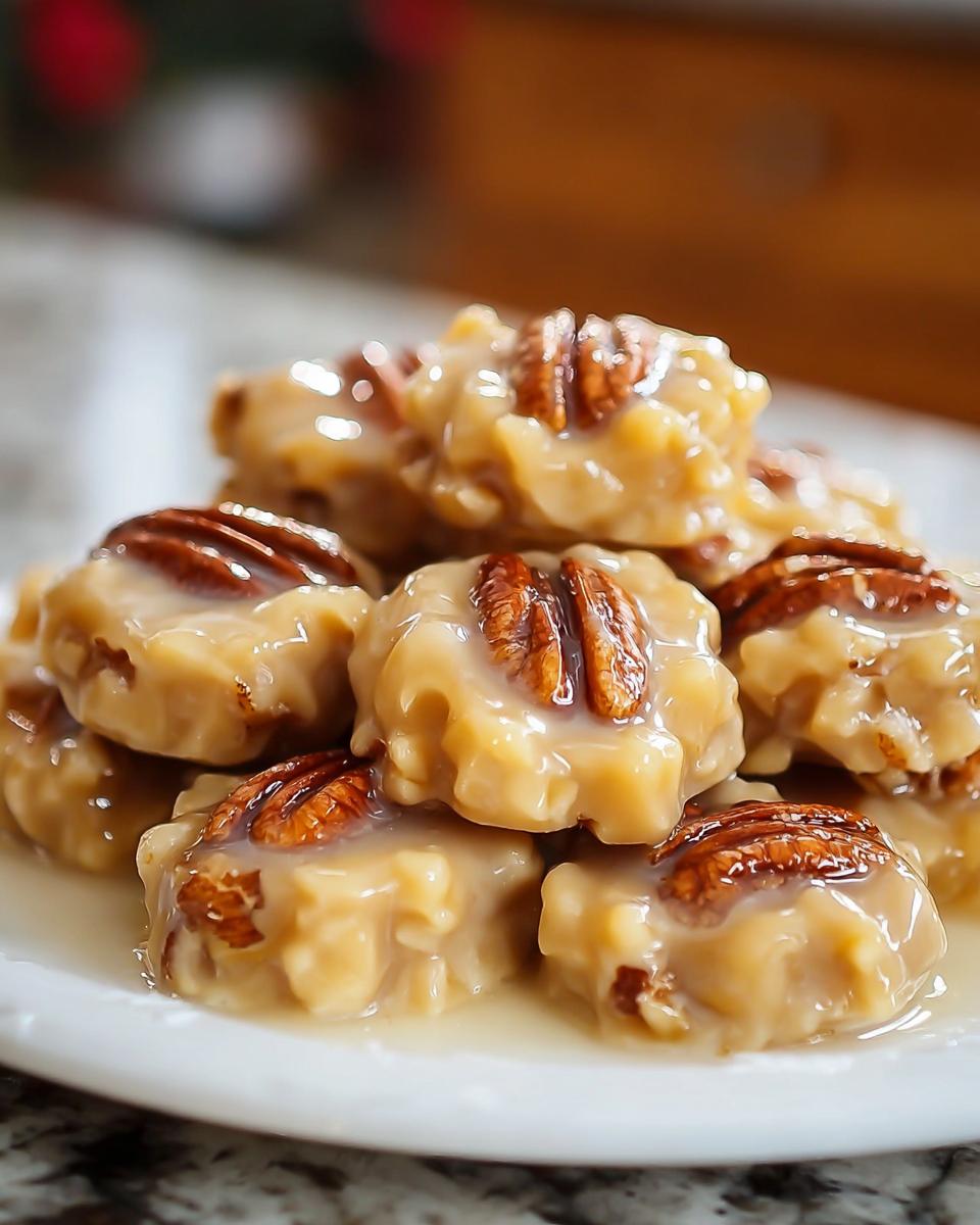 Vanilla Pecan Pralines - detail 1