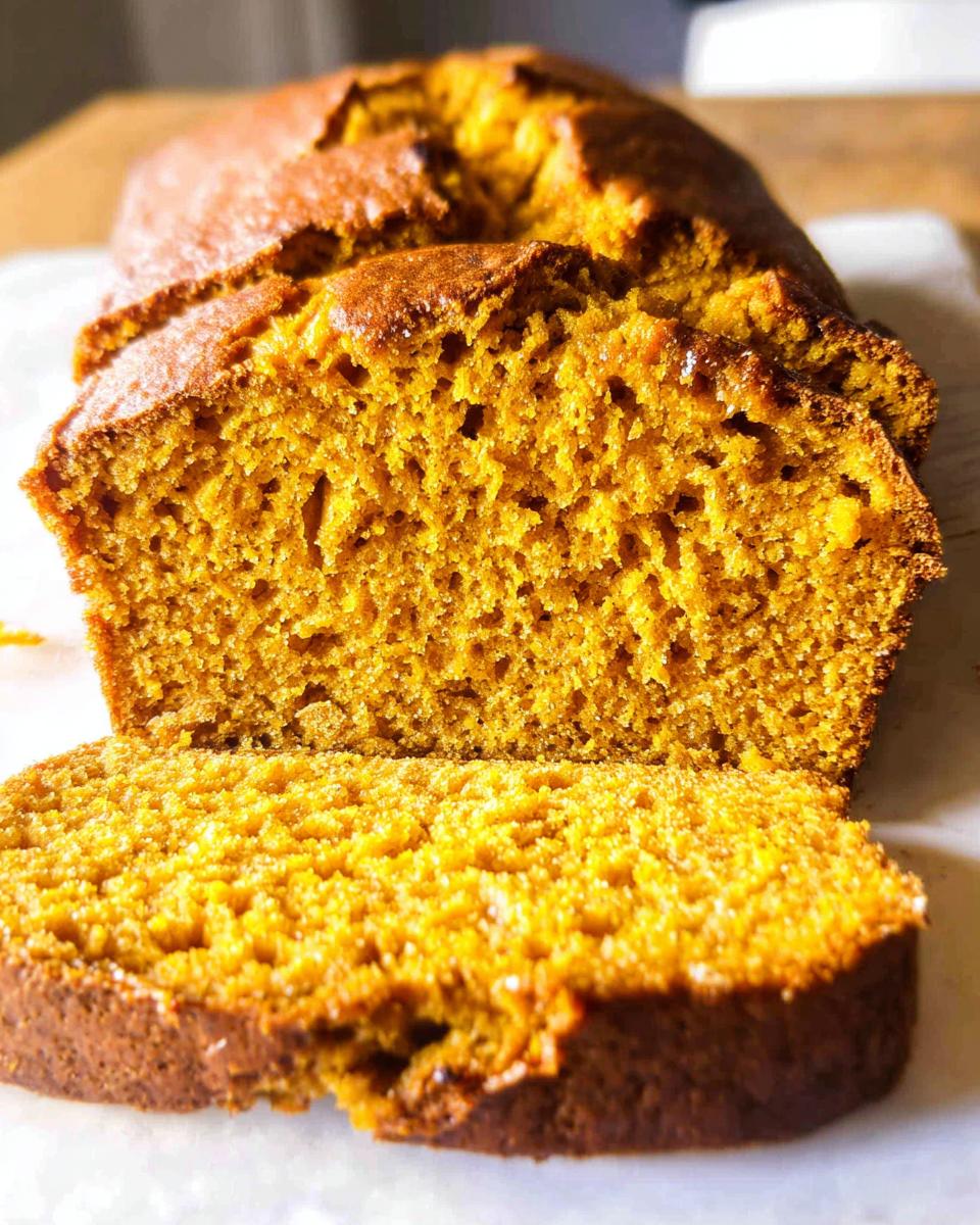 Vanilla pudding pumpkin bread - detail 1
