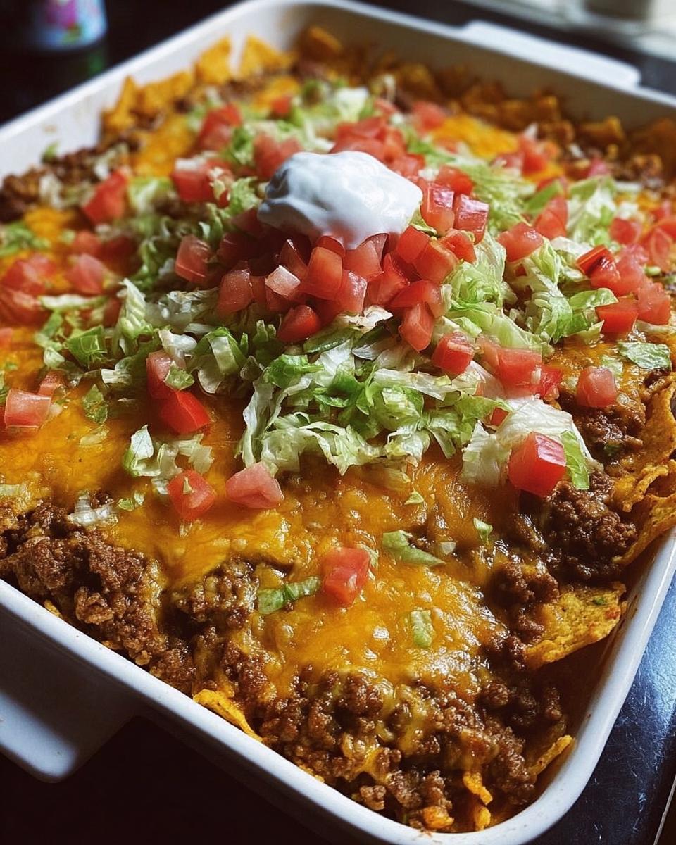 Walking Taco Casserole - detail 2