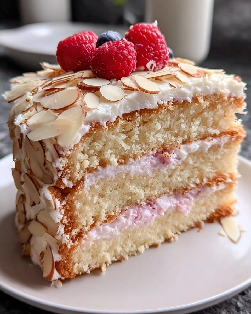 White Almond Cake - detail 1