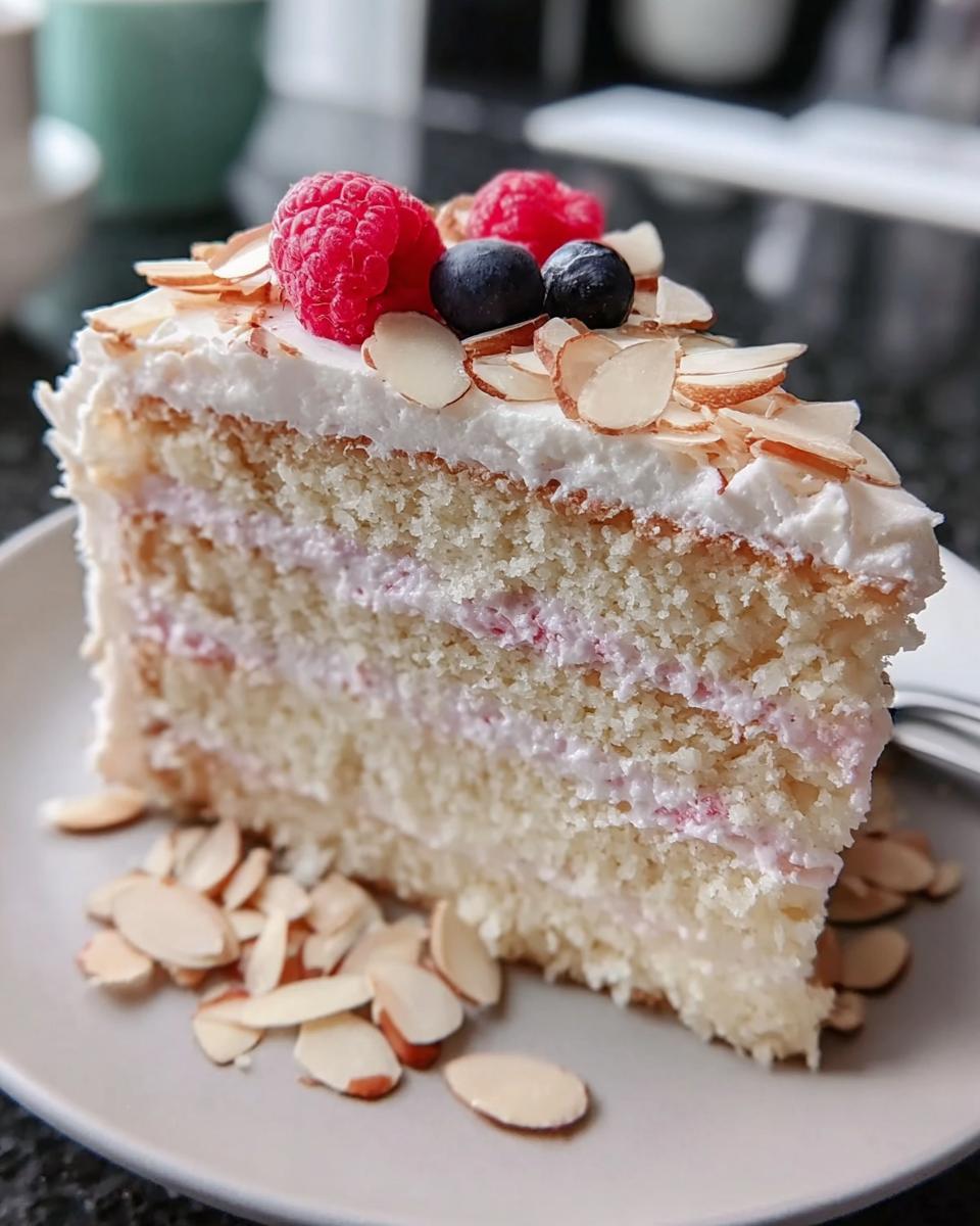 White Almond Cake - detail 2