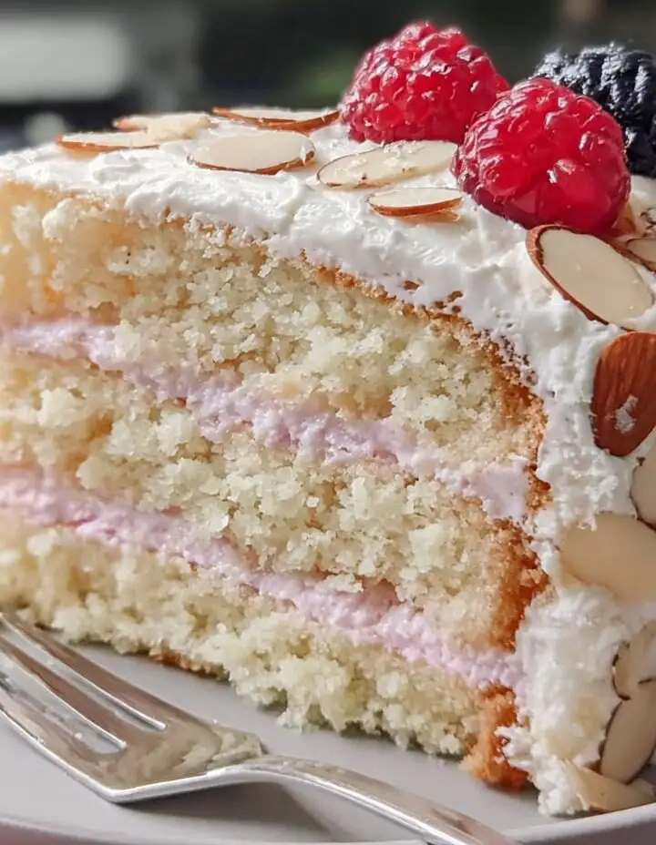 White Almond Cake