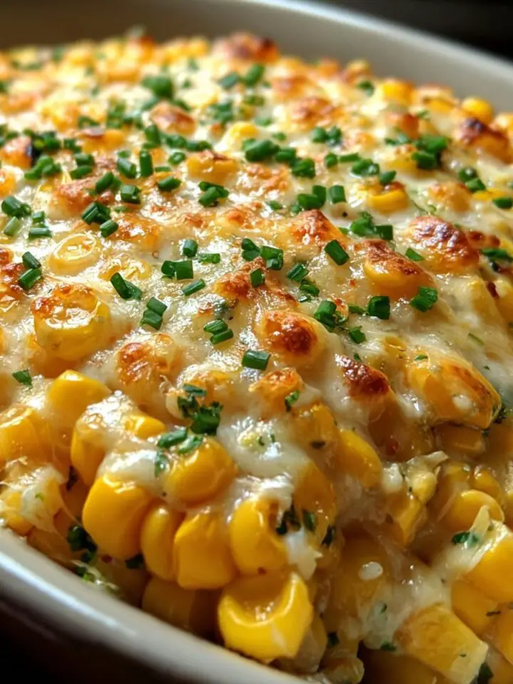 White Cheddar Baked Corn