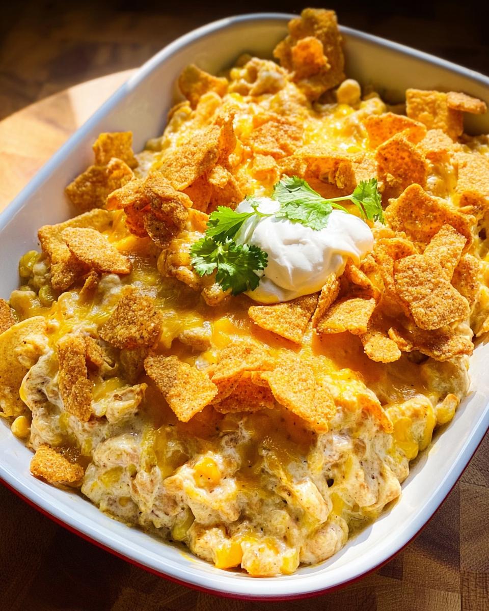 White Chili Chicken Frito Casserole - detail 1