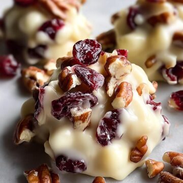 White Chocolate Cranberry Pecan Clusters