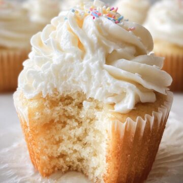 White Vanilla Cupcakes
