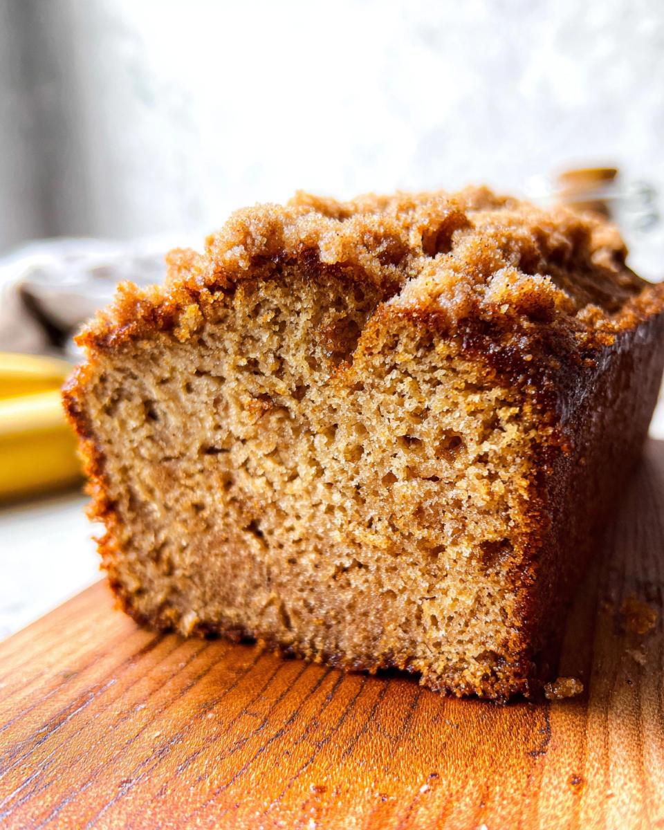 Whole Wheat Cinnamon Crunch Banana Bread - detail 2
