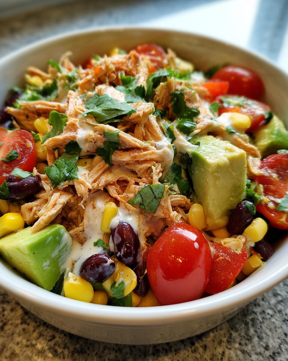 Zesty Southwest Chicken Salad Bowl - detail 1