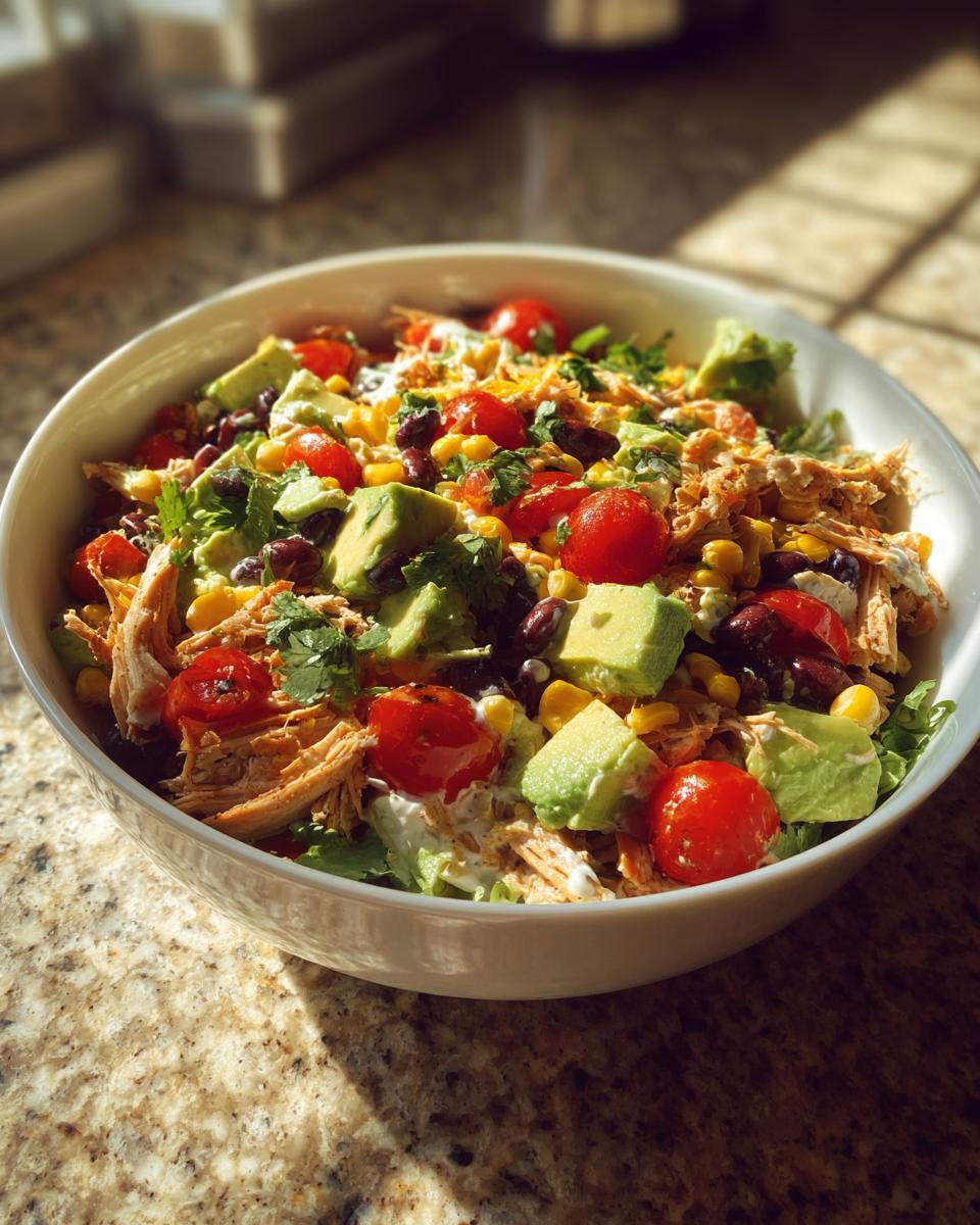 Zesty Southwest Chicken Salad Bowl - detail 2