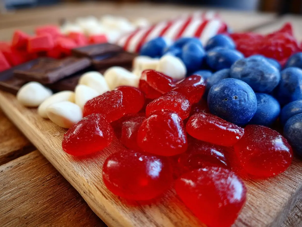 4Th of July Dessert Board - detail 1