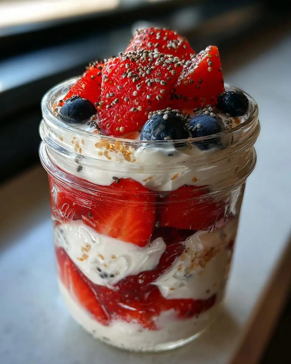 4Th of July Protein Parfaits - detail 1
