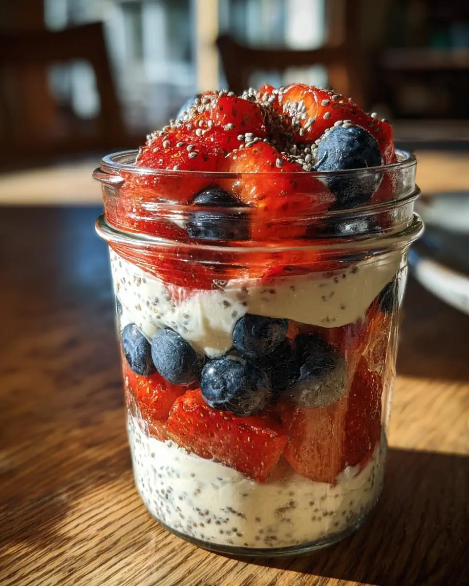 4Th of July Protein Parfaits - detail 3