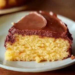 Butter Cake with Hershey Frosting