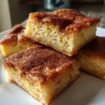 Chewy Snickerdoodle Cookie Bars