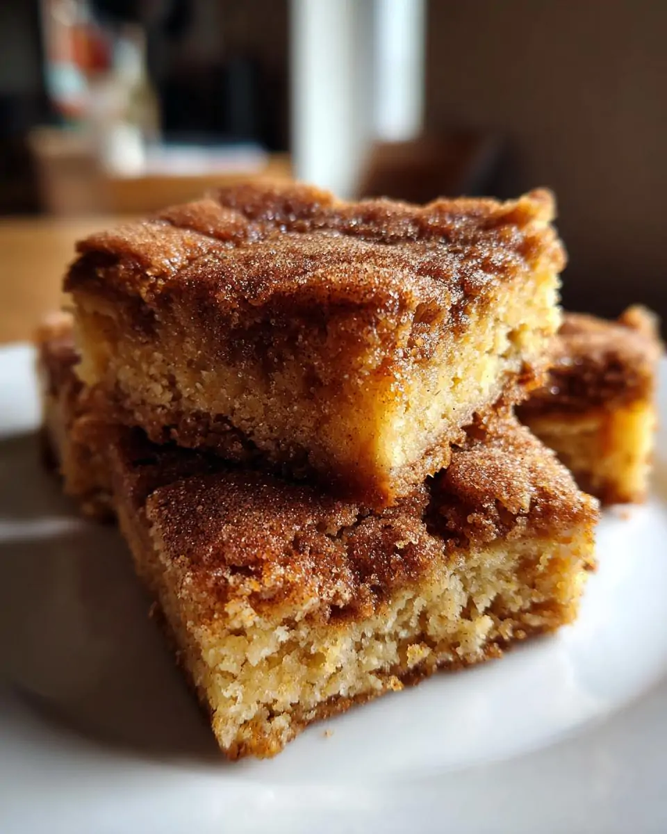 Chewy Snickerdoodle Cookie Bars - detail 2