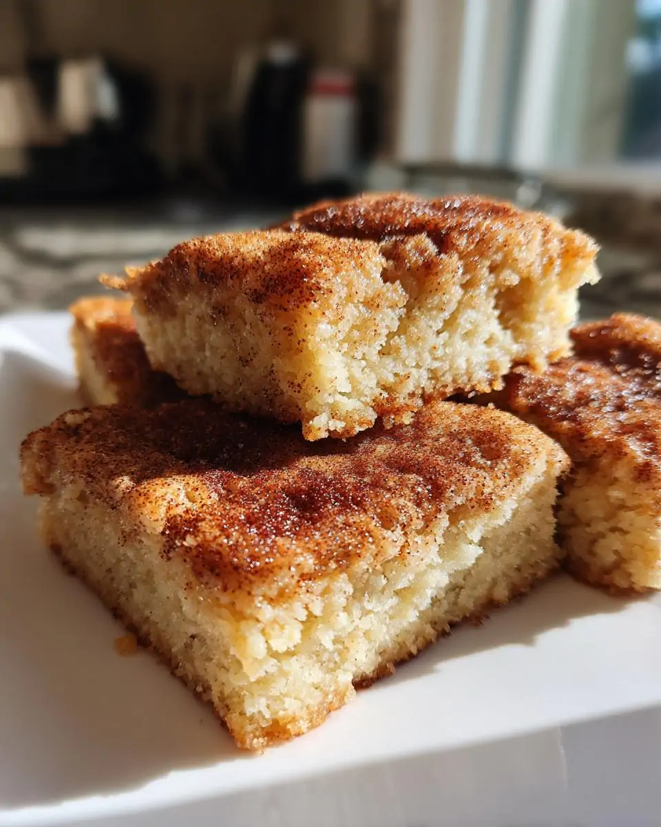 Chewy Snickerdoodle Cookie Bars - detail 4