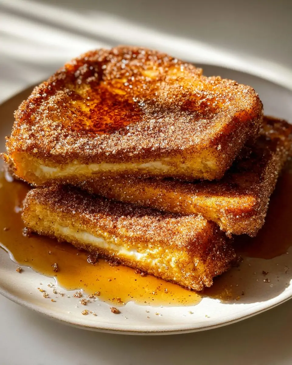 Churro Stuffed French Toast With Cinnamon Sugar - detail 1