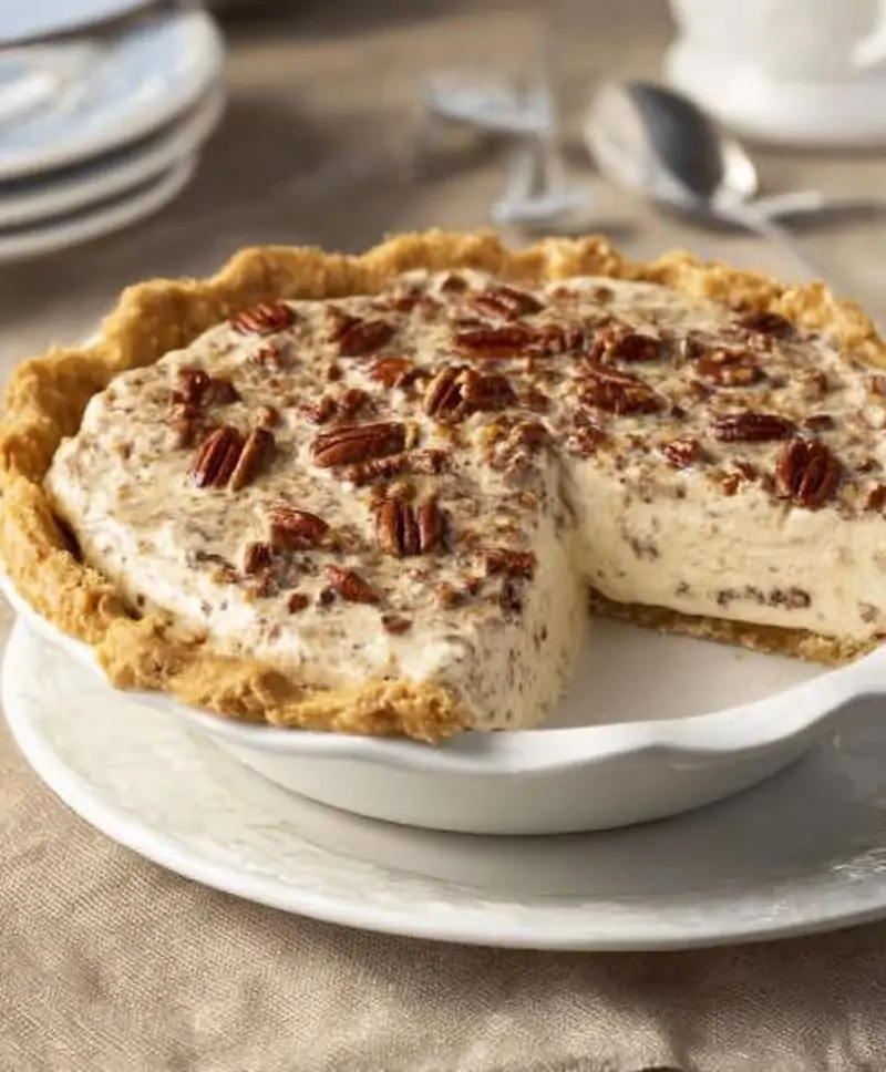 Creamy No-Bake Pecan Pie
