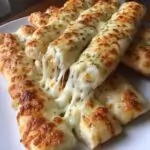 Homemade Cheesy Breadsticks