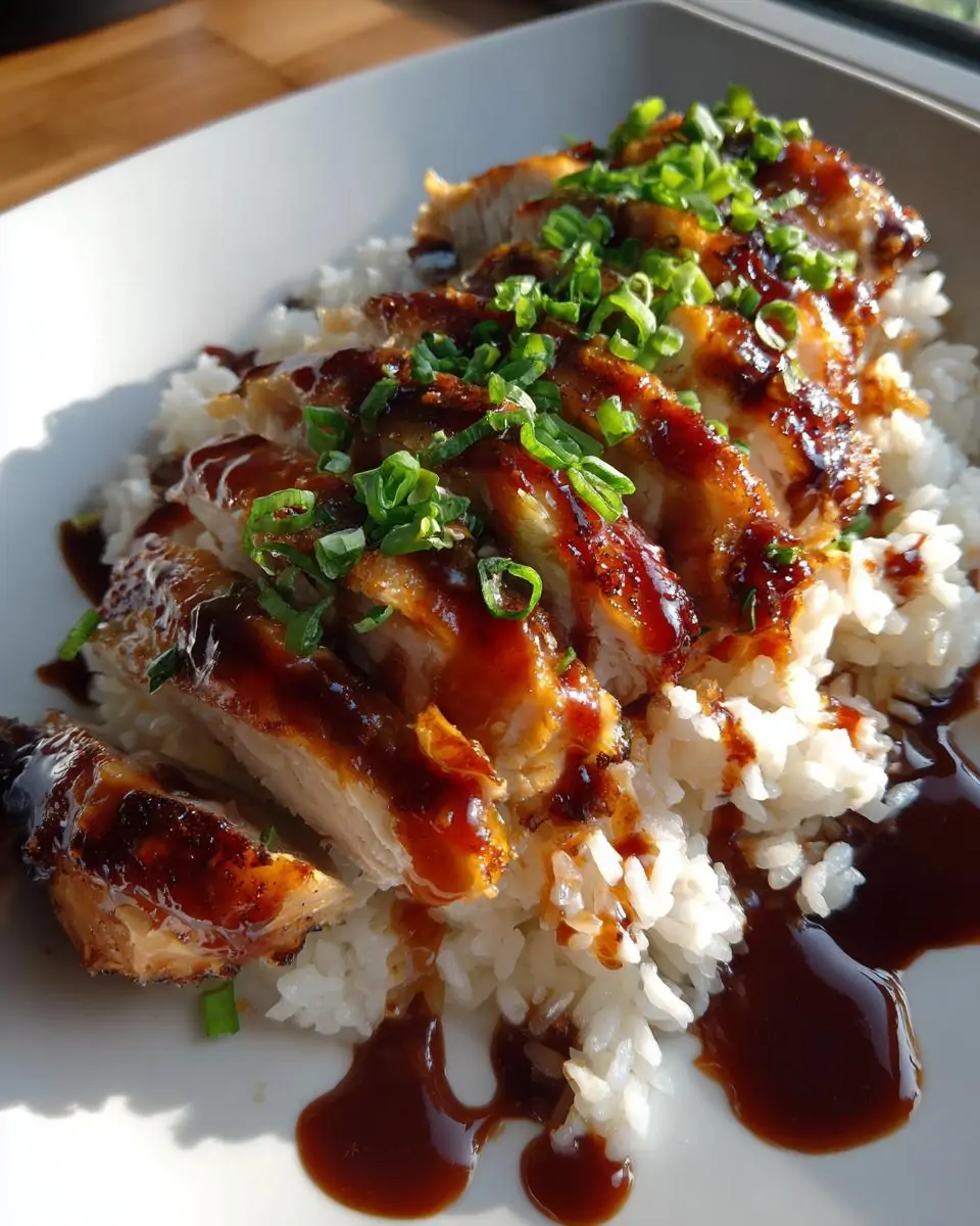 Honey BBQ Chicken Rice - detail 3