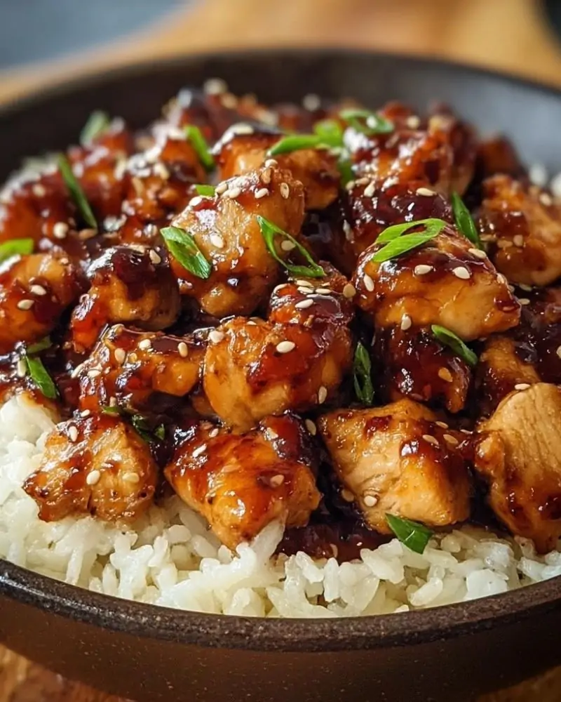 Honey Bbq Chicken Rice