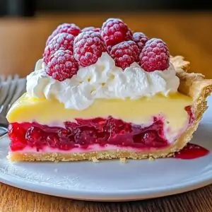 Lemon Raspberry Pie