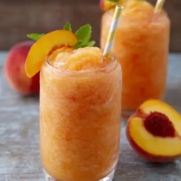 Peach Lemonade Slush