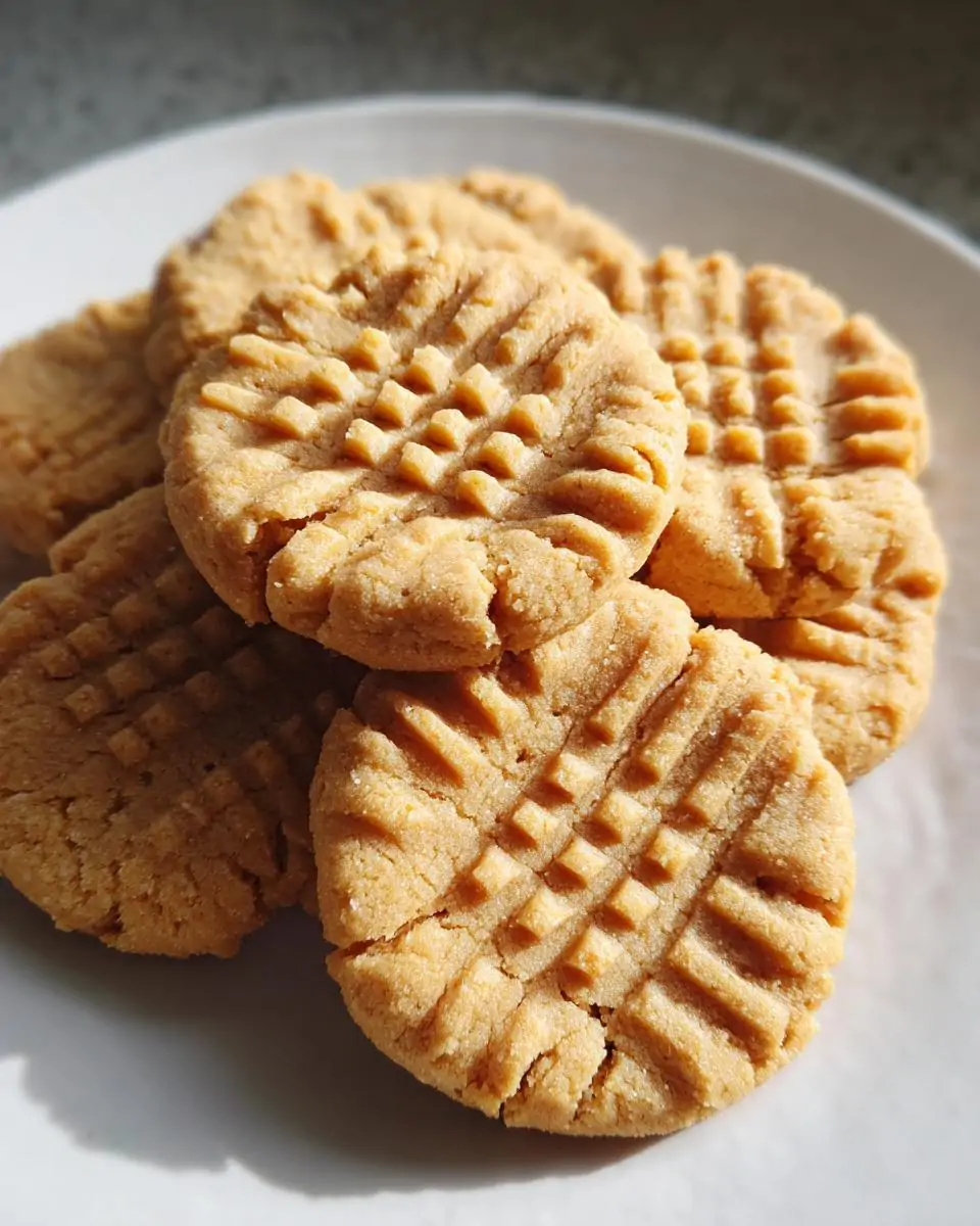 Soft and Chewy Peanut Butter Cookies - detail 1