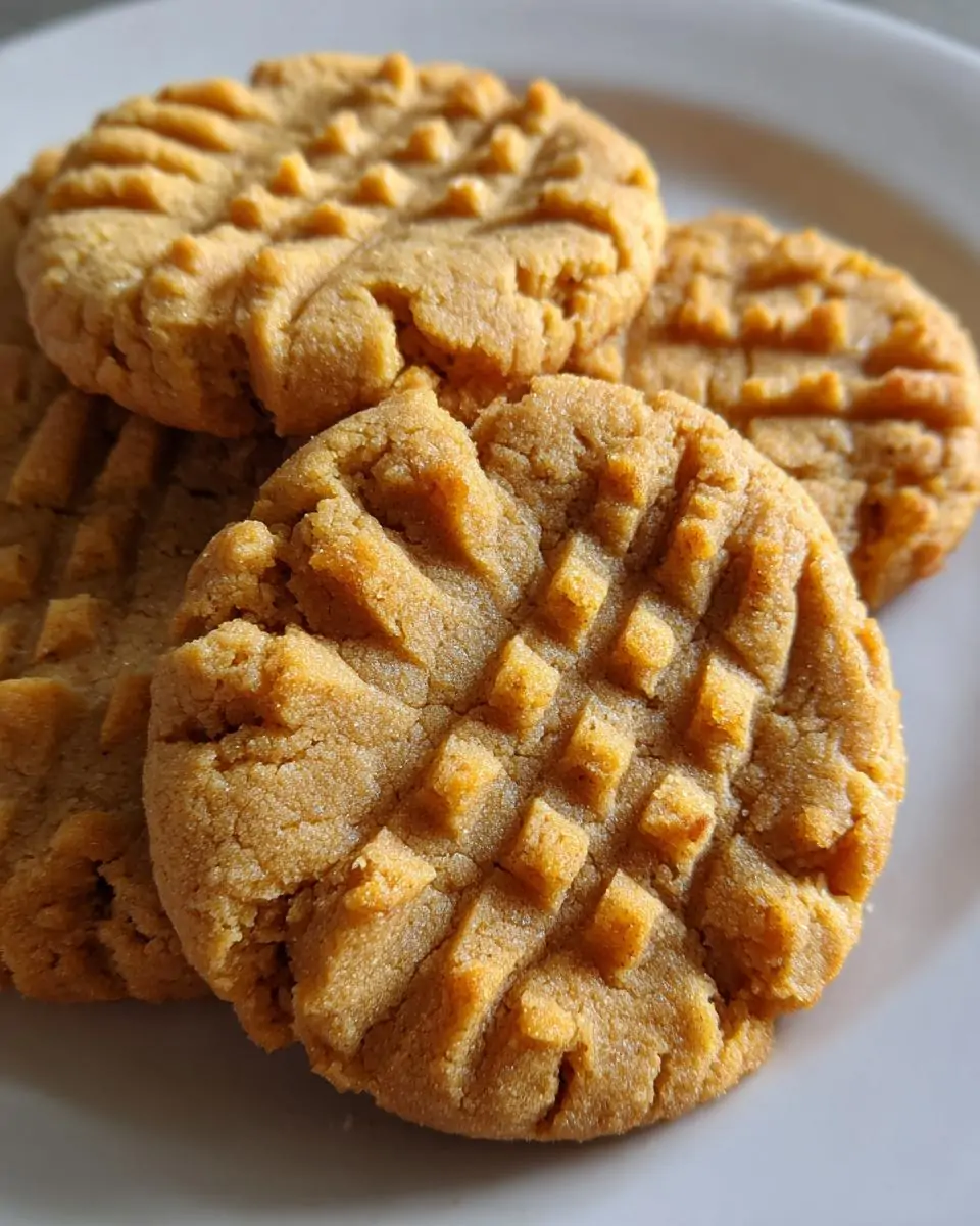 Soft and Chewy Peanut Butter Cookies - detail 3