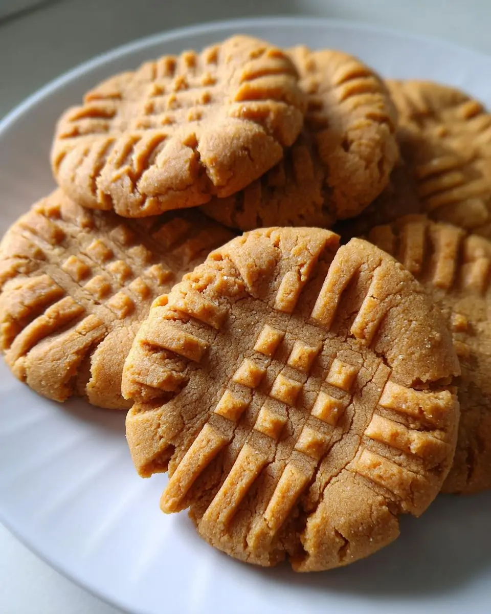 Soft and Chewy Peanut Butter Cookies - detail 4