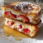 Strawberry Cream Cheese Stuffed French Toast