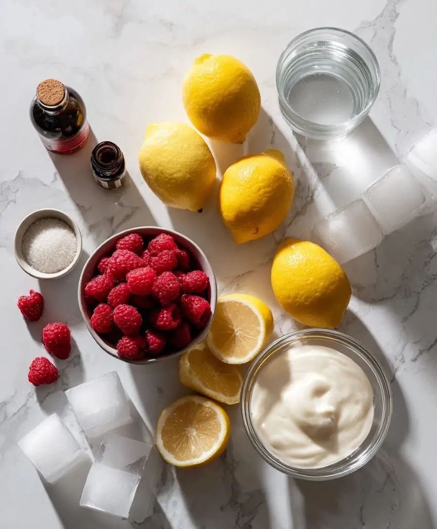 Whipped Pink Lemonade - Ingredients